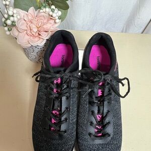 Tommaso Black and Pink Cycling Shoes